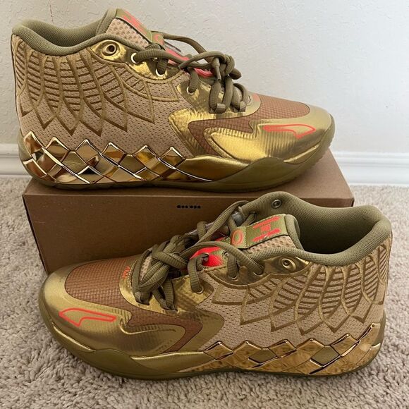 PUMA x Lamelo Ball MB.01 Golden Child Basketball Shoes - Picture 1 of 10